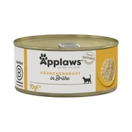 Mokra karma dla kotów - Applaws mokra karma dla kota Adult w bulionie Pierś z kurczaka 24x70 g - miniaturka - grafika 1