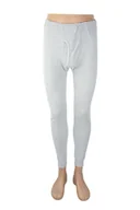 Pozostała odzież narciarska - Kalesony wojskowe długie prążkowane szare S - miniaturka - grafika 1