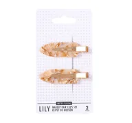 Ozdoby do włosów - Sister Young Lily spinki do włosów Milk Apricot 2 sztuki - miniaturka - grafika 1