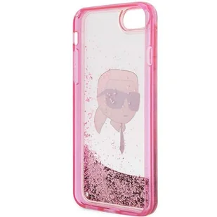Karl Lagerfeld KLHCI8LNKHCP iPhone 7/8/ SE 2020/2022 różowy/pink hardcase Glitter Karl Head - Etui i futerały do telefonów - miniaturka - grafika 7