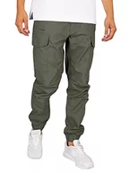 Spodnie męskie - G-STAR RAW Spodnie dresowe męskie bojówki, Zielony (Lt Hunter 9288-8165), 34W - miniaturka - grafika 1