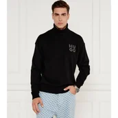 Swetry męskie - HUGO Wełniany sweter San Toby-L | Relaxed fit - miniaturka - grafika 1