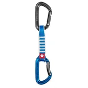 Sprzęt wspinaczkowy - Zestaw ekspresów Ocún HAWK QD ZOOM PA 15/22 mm 12 cm 6-pack Kolor: jasnoniebieski - miniaturka - grafika 1