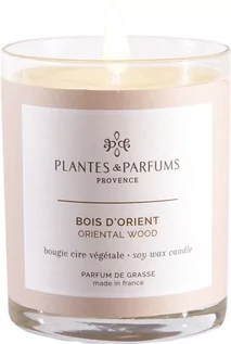 Świece - PLANTES&PARFUMS PROVENCE Świeca zapachowa perfumowana - Oriental Wood - Orientalne drewno 070237 - grafika 1