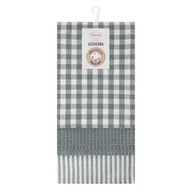 Ściereczki, gąbki, czyściki - Komplet 3 ścierek LUCY 50x70 srebrne - miniaturka - grafika 1