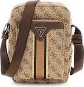 Plecaki - Guess Milano kompaktowy plecak beżowo-brązowy MISTP5163 - miniaturka - grafika 1