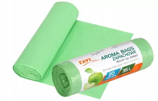 Ravi Worki Na Śmieci Aroma Zielone Jabłuszko 35L A'20 - Worki na śmieci - miniaturka - grafika 1