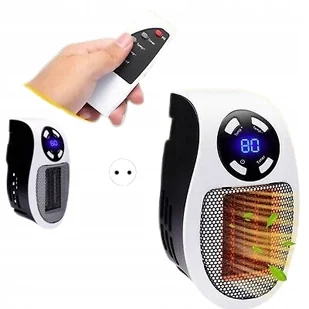 Mini Grzejnik Elektryczny Do Kontaktu Mocny Handy Heater - Ogrzewanie przenośne - miniaturka - grafika 1