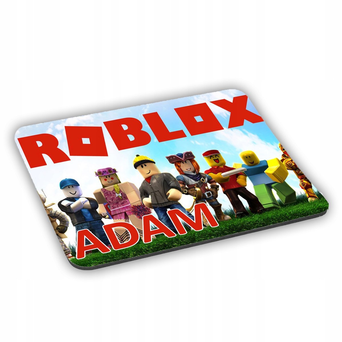 PODKŁADKA POD MYSZ Roblox Man Face + IMIĘ Prezent