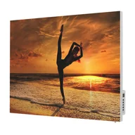 Ogrzewanie przenośne - TERMOFOL Grzejnik na podczerwień z grafiką Taniec o zachodzie słońca TF-SWT700P - miniaturka - grafika 1