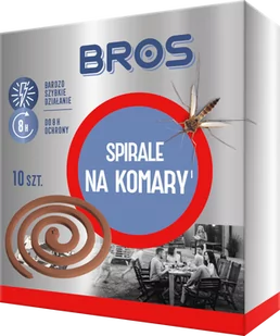 Bros Sp z o.o spirale na komary 10szt 012 - Zwalczanie i odstraszanie szkodników - miniaturka - grafika 1