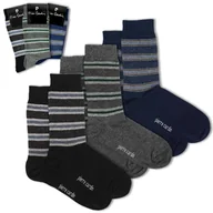 Skarpetki męskie - Pierre Cardin Skarpety Męskie Garniturowe 2003 Długie 3 pary Rozmiar 39-42 - miniaturka - grafika 1