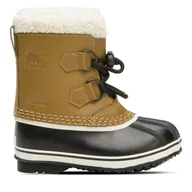 Buty dla chłopców - Śniegowce Sorel Yoot Pac Tp Wp 2117082259 Brązowy - miniaturka - grafika 1