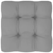 Poduszki ogrodowe - vidaXL Poduszka na sofę z palet, szara, 60x60x12 cm - miniaturka - grafika 1