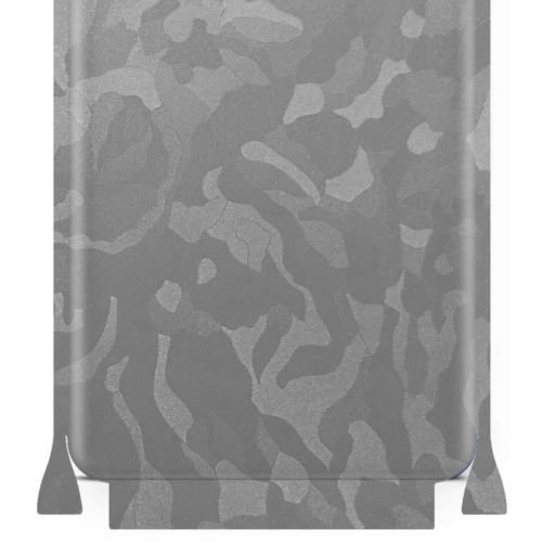 folia naklejka skórka strukturalna na TYŁ+BOKI do Apple iPad Pro 11 (2021) - Moro Camo Srebrny - apgo SKINS