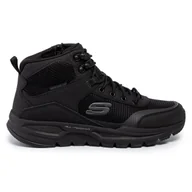 Botki męskie - Trapery Skechers Woodrock 51705/BBK Czarny - miniaturka - grafika 1