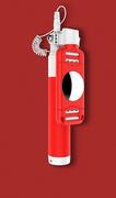 Selfie stick - DEVIA DEVIA SelfieStick przewodowy 360 czerwony - miniaturka - grafika 1