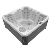 Baseny ogrodowe - Wellis Budapest CityLife Deluxe jakuzzi Sterling silver - miniaturka - grafika 1