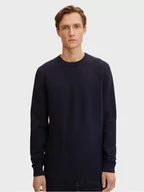 Swetry męskie - Tom Tailor Sweter 1032302 Granatowy Regular Fit - miniaturka - grafika 1