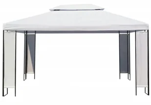 Białe zadaszenie ogrodowe z podwójnym daszkiem Z0-H22 - Pawilony ogrodowe Białe zadaszenie ogrodowe z podwójnym daszkiem Z0-H22 - Pawilony ogrodowe - miniaturka - grafika 1