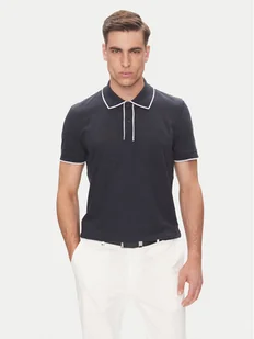 Baldessarini Polo B4 10063.5283 Granatowy Regular Fit - Koszulki męskie - miniaturka - grafika 1