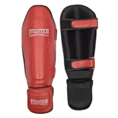 Ochraniacze do sportów walki - Ochraniacze piszczeli i stóp nagolenniki Red - miniaturka - grafika 1
