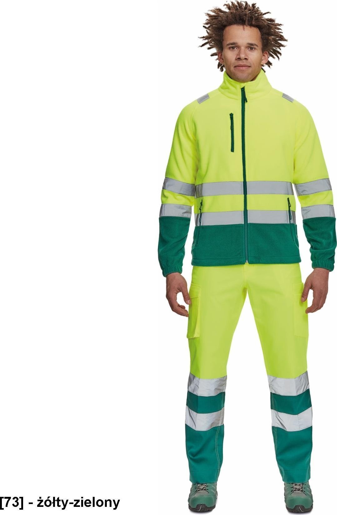 CERVA SEVILLA HV - bluza polarowa - żółty-granatowy XL