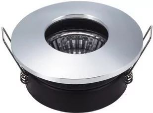 Candellux oczko halogenowe SH-12 CH 2258911 srebrne hermetyczne oprawa do wpuszczenia chrom łazienka 2258911 - Oprawy, klosze i abażury - miniaturka - grafika 1