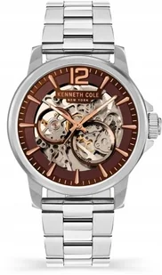 Zegarek Zegarek męski KENNETH COLE KCWGL2124704 stalowy klasyczny skeleton - Zegarki męskie - miniaturka - grafika 1