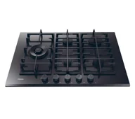 Płyty gazowe do zabudowy - Haier Seria 6 Gas On Glass HAVG7WL4BPB 74,5cm - miniaturka - grafika 1