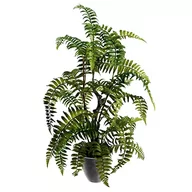 Sztuczne kwiaty - Leaf Sztuczny realistyczny naturalny wygląd paproci mech w doniczce - miniaturka - grafika 1