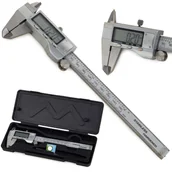 Suwmiarki i mikrometry - Suwmiarka elektroniczna metalowa L150 LCD cyfrowa - miniaturka - grafika 1