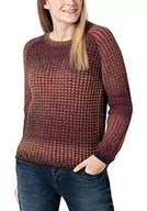 Swetry damskie - Timezone Raglan sweter damski, Purple Brown Multicolor, XS - miniaturka - grafika 1