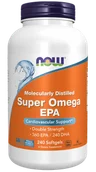 Witaminy i minerały - Now Foods FOODS FOODS Super Omega EPA Molekularnie destylowany 240 Kapsułek żelowych - miniaturka - grafika 1
