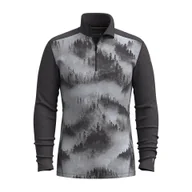 Bluzy narciarskie - Bluza męska Smartwool Classic Thermal Merino Base Layer 1/4 Zip Boxed - miniaturka - grafika 1
