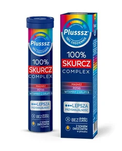 POLSKI LEK Plusssz 100% Skurcz Complex 20 tabletek musujących - Stawy, mięśnie, kości - miniaturka - grafika 1