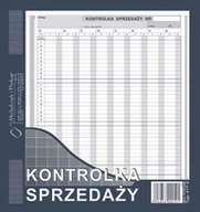 Druki akcydensowe - Michalczyk&Prokop KONTROLKA SPRZEDAŻY 2/3 A4 - miniaturka - grafika 1