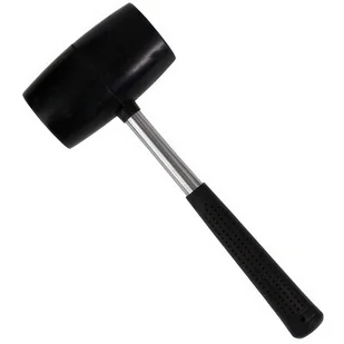 STALCO młotek gumowy trzonek stalowy średnica 65mm - Młotki - miniaturka - grafika 1