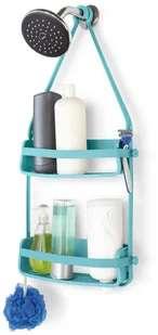 Umbra FlexShowerCaddy Półka pod prysznic 32x9,5x65 cm turkusowa 023460-276 - Półki łazienkowe - miniaturka - grafika 4