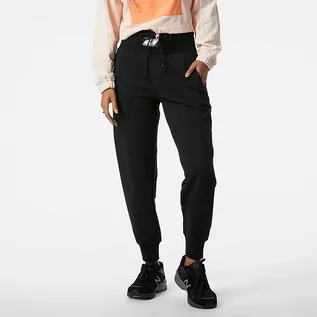 Spodnie męskie - Spodnie New Balance WP21503BK  czarne - grafika 1