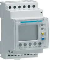 Sterowniki i przekaźniki - Hager Przekaźnik różnic-prąd. 0,03-10A, regul. zwłoka, 50% LCD, test - miniaturka - grafika 1