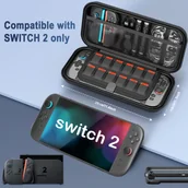 Akcesoria do Nintendo - TEMU etui na Switch 2, etui podróżne dla Switch 2, pokrowiec ochronny do Switch 2, torba podróżna na akcesoria do Switch 2 - miniaturka - grafika 1