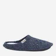 Kapcie damskie - Kapcie domowe damskie ocieplane z zakrytymi palcami Crocs Classic Slipper 203600-NNOT 41-42 (M8/W10) 26 cm Ciemnogranatowe (887350817089) - miniaturka - grafika 1