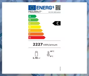 Szafa chłodnicza przeszklona SCh-SR 1600 ECOline RAPA - Szafy i witryny chłodnicze - miniaturka - grafika 4