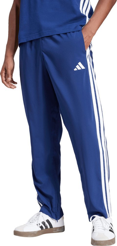 Adidas Spodnie męskie adidas Essentials 3-Stripes Stanford Open Hem niebieskie JE6400 L