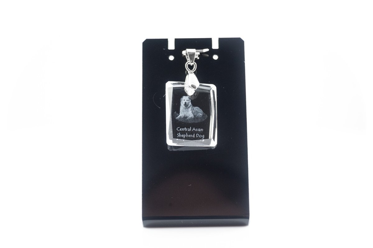 Owczarek środkowoazjatycki wisiorek kryształowy z psem Art-Dog