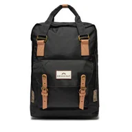 Torby na laptopy - Plecak Doughnut Macaroon Large Jungle D011JG2-0003-F Czarny - miniaturka - grafika 1