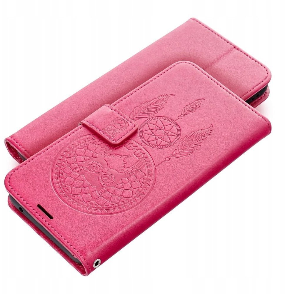 Kabura MEZZO Book do IPHONE 17 Pro Max łapacz snów magenta