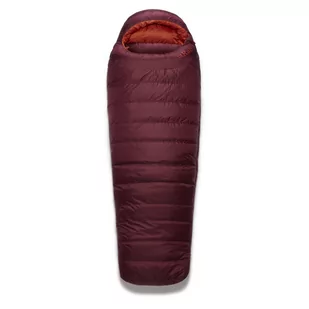 Rab Rab Ascent 900 Sleeping Bag Regular Women, czerwony Left Zipper 2022 Śpiwory QSD-40-DEH-REG-LZ - Śpiwory - miniaturka - grafika 1