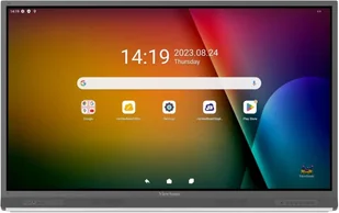 Viewsonic IFP6552-2F signage display Płaski panel Digital Signage 165,1 cm (65") LCD 450 cd/m² 4K Ultra HD Czarny Ekran dotykowy Procesor wbudowany Android - Monitory reklamowe i wyświetlacze - miniaturka - grafika 1